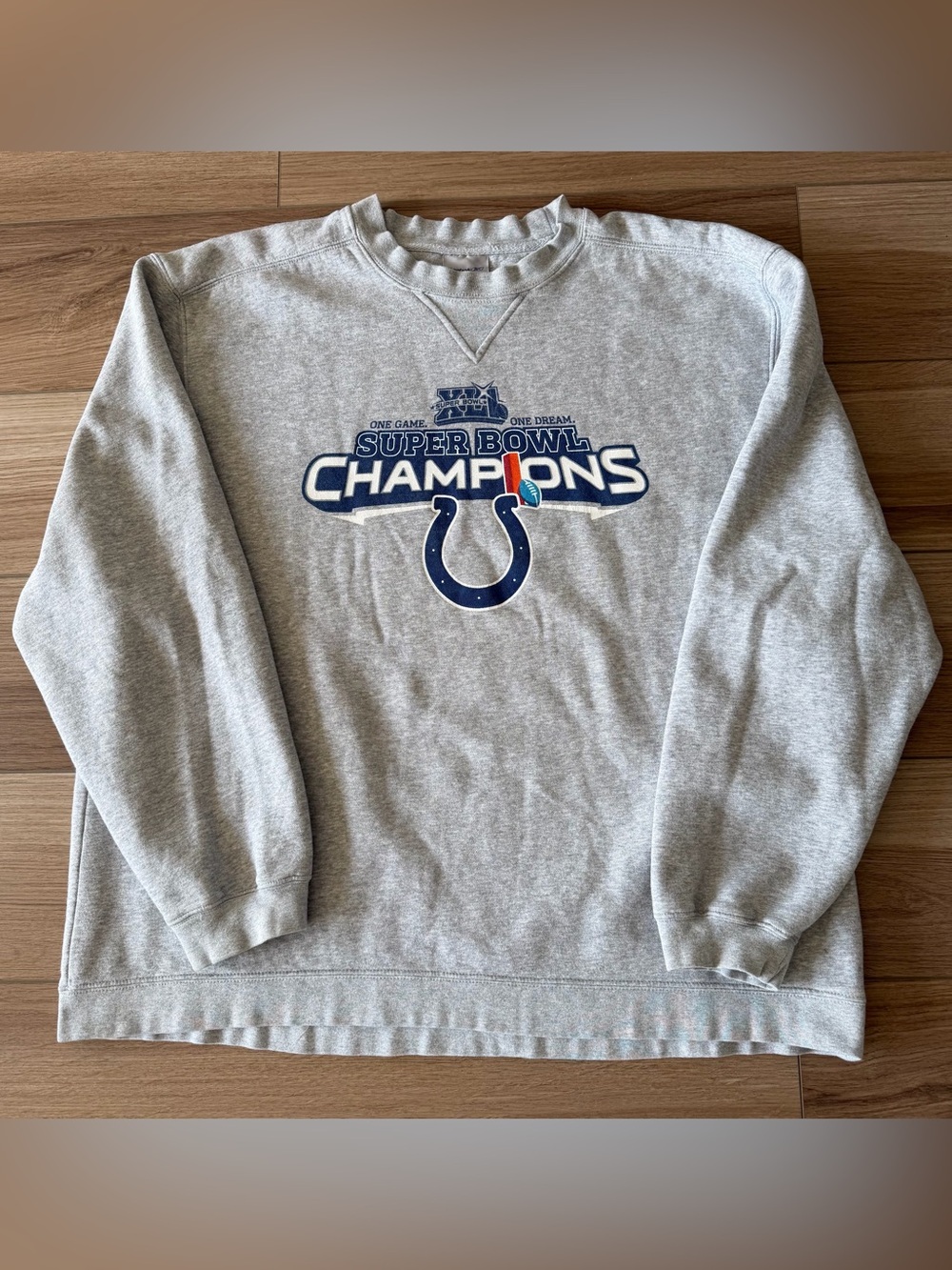 Indianapolis Colts 2007 Super Bowl Reebok Crewneck Sweatshirt